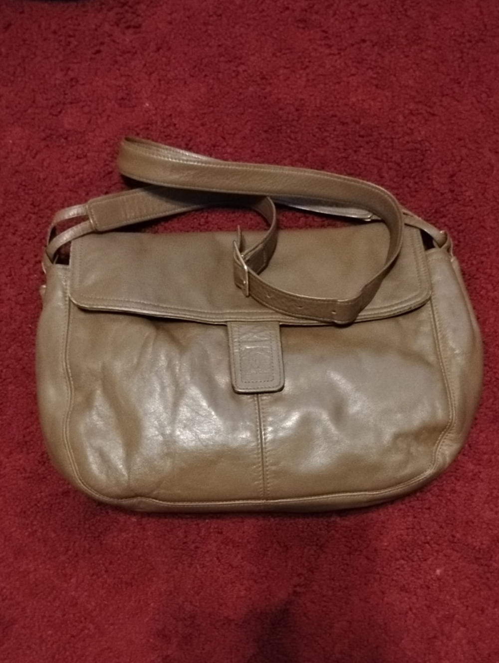 Anne Klein Crossbody Tan Leather bag purse